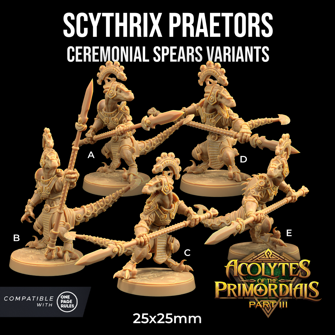 Scythrix Praetors | PRESUPPORTED | Acolytes of The Primordials Pt. 3